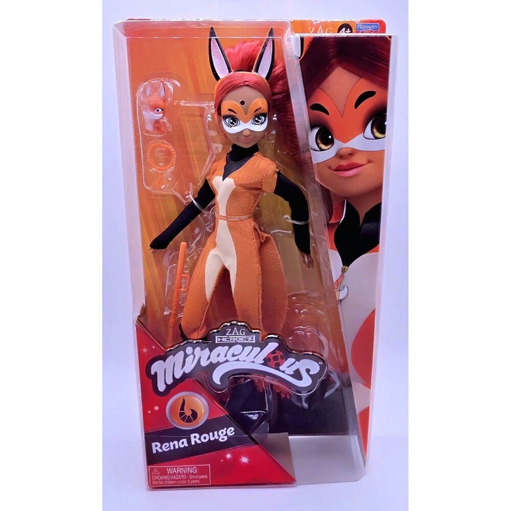 Miraculous Rena Rouge Doll  10.5" Fox Superhero Action Figure Doll New in Box